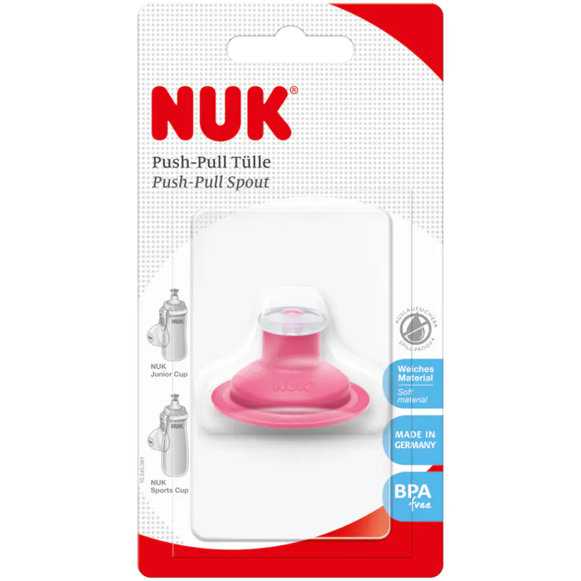Nuk Push-Pull Silikon-Trinktülle - 4008600207320
