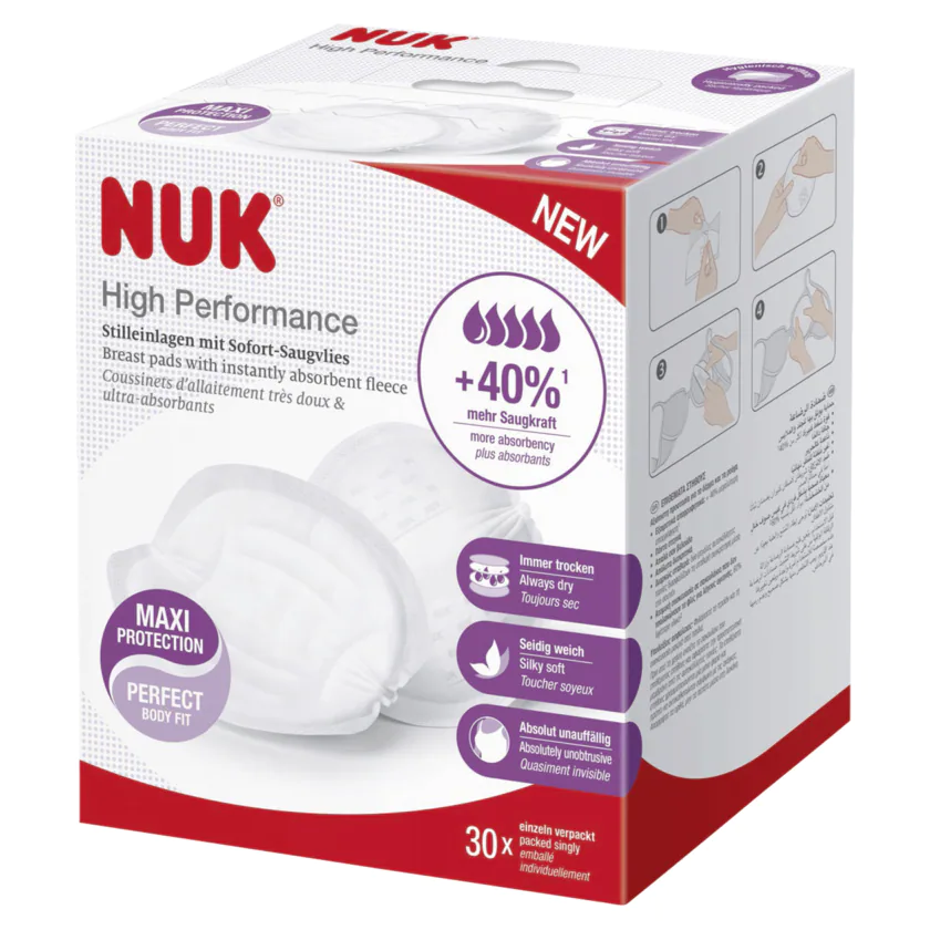 Nuk Stilleinlagen High Performance 30 Stück - 4008600384946