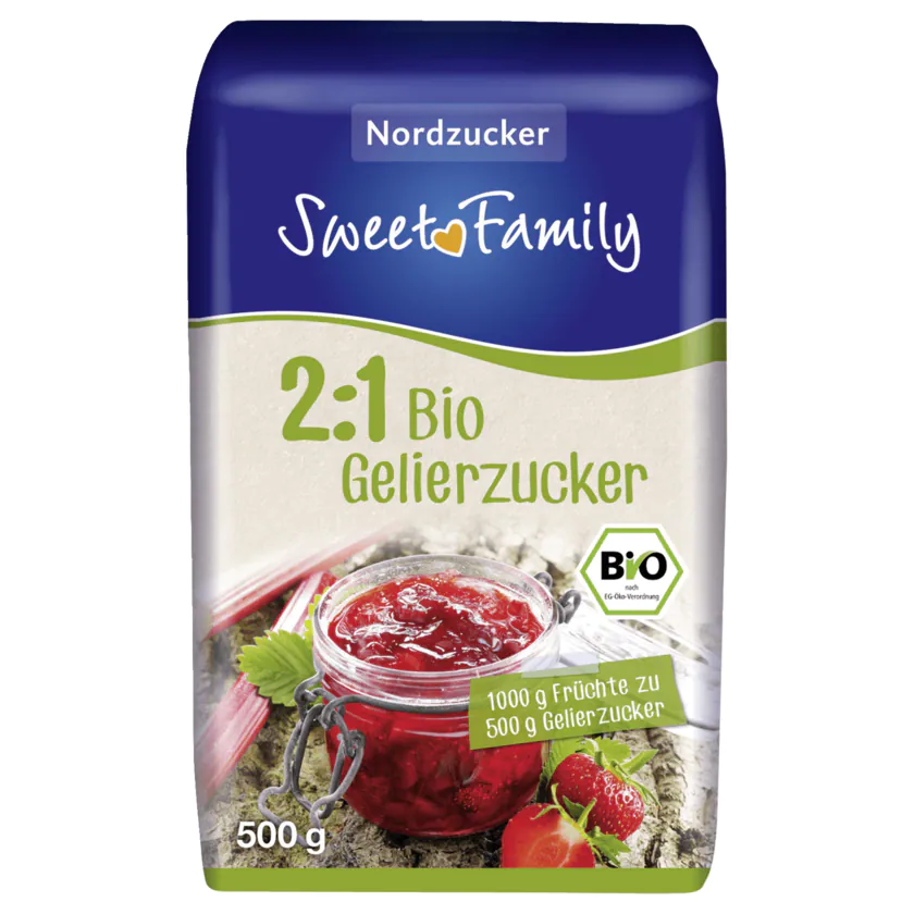 Sweet Family Bio-Gelierzucker 2:1 500g - 4008671821906