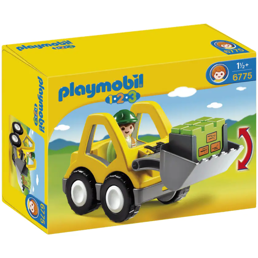 Playmobil 1-2-3 Radlader #6775 - 4008789067753