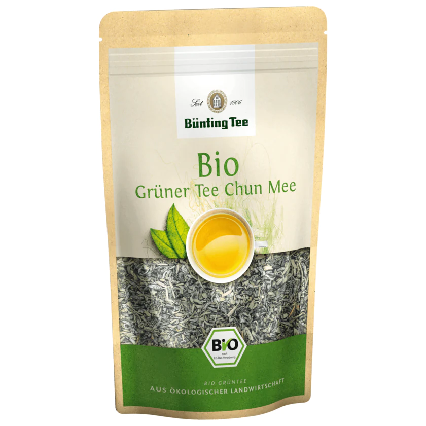 Bünting Tee Bio Grüner Tee Chun Mee 100g - 4008837234533