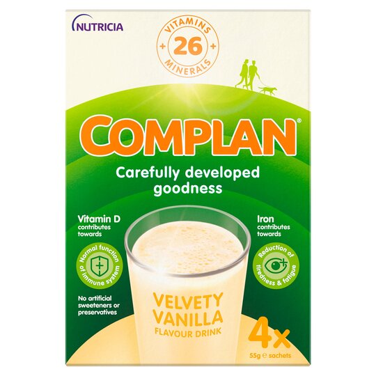 Complan Nutritional Drink Vanilla 4X55g - 4008976682073