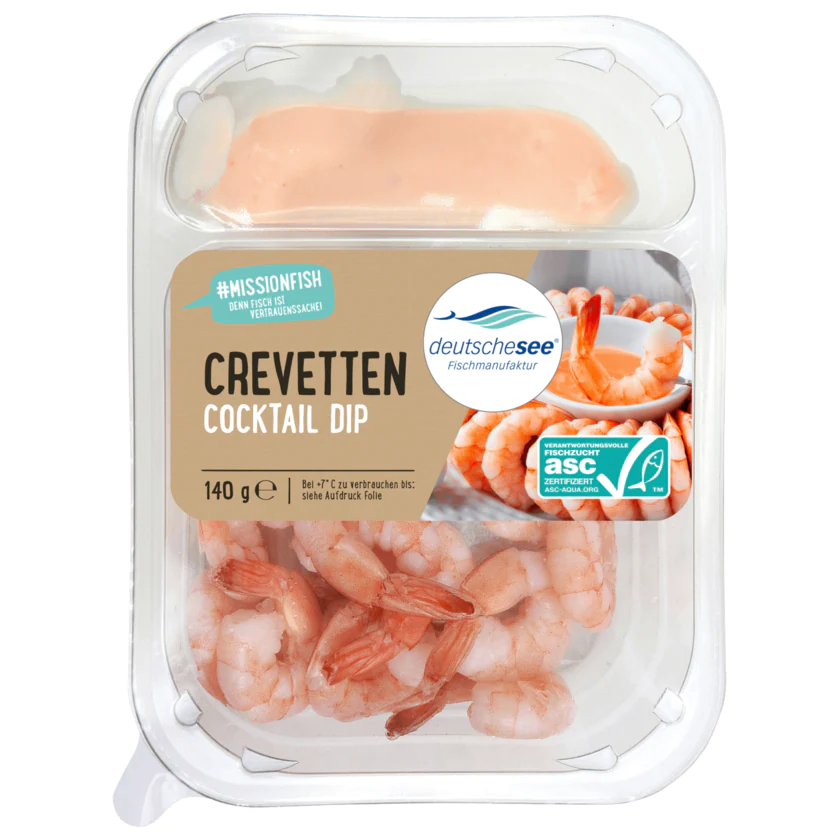 Deutsche See Crevetten Cocktail Dip 140g - 4009239608571