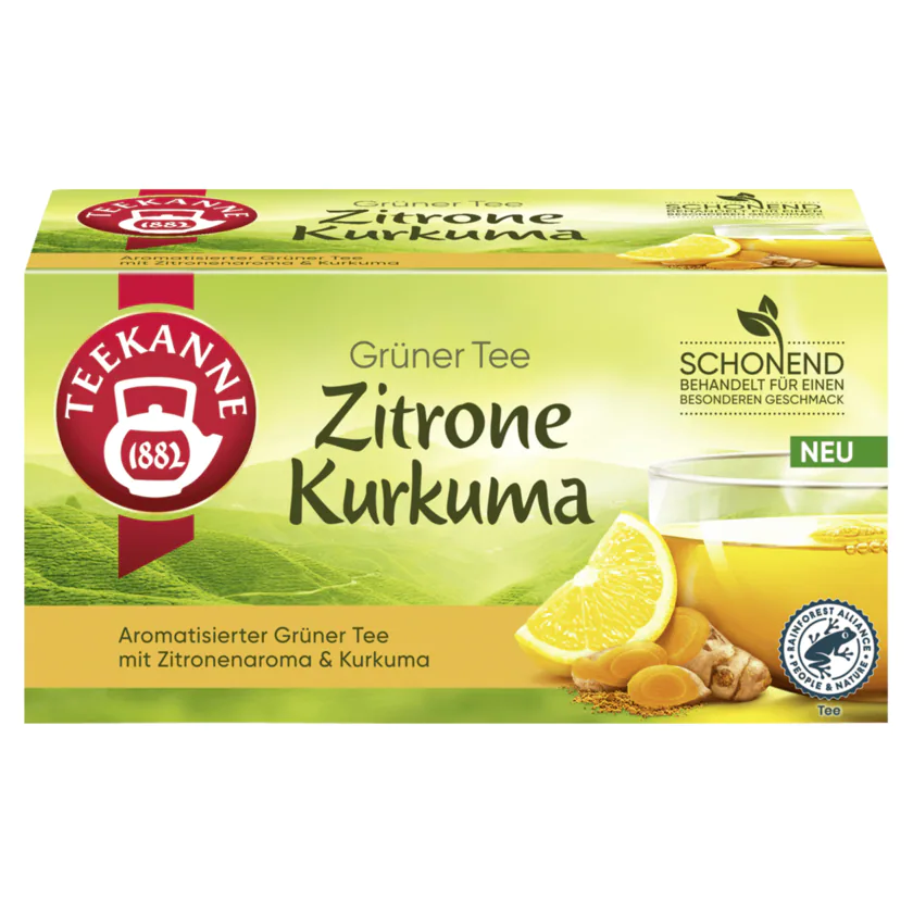 Teekanne Grüner Tee Zitrone Kurkuma 35g - 4009300018025