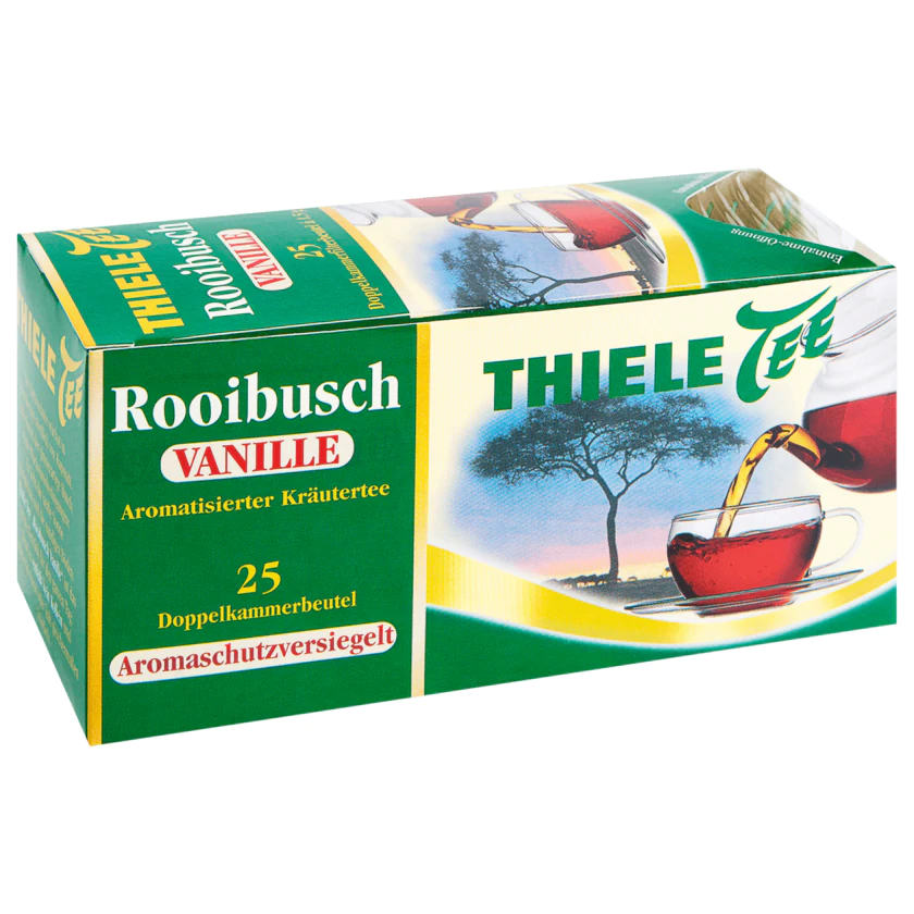 Thiele Rooibusch Vanille Tee 25 Beutel 37,5g - 4009452004211