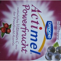 Danone Actimel Powerfrucht Heidelbeere - 4009700027719