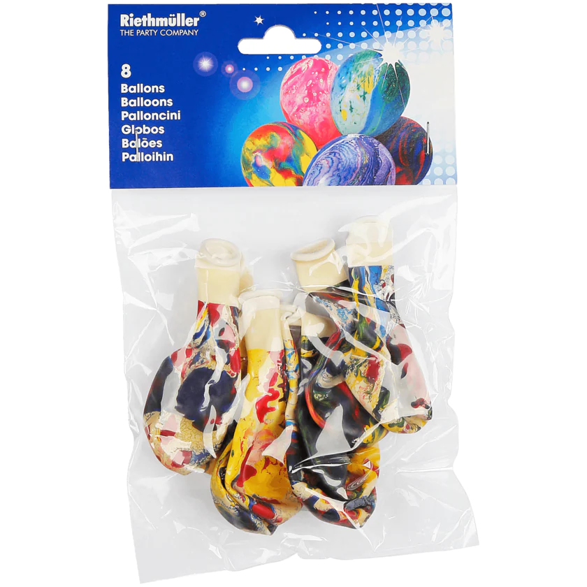 Riethmüller Luftballons multicolor 8 Stück - 4009775648314