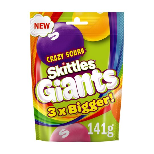 Skittles Giants Crazy Sour 141G - 4009900539340
