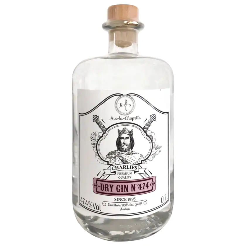 Charlies Dry Gin N°474 0,7l - 4010216358020