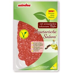 Windau - Vegetarische Salami mit schwarzen Pfeffer - 4010352751501