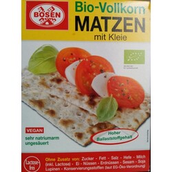 Bio-Vollkorn Matzen mit Kleie - 4011589042684