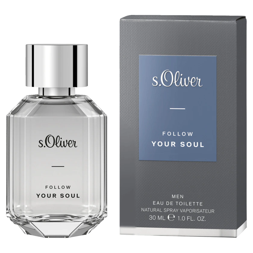 s.Oliver Follow Your Soul Men Eau de Toilette 30ml - 4011700865130
