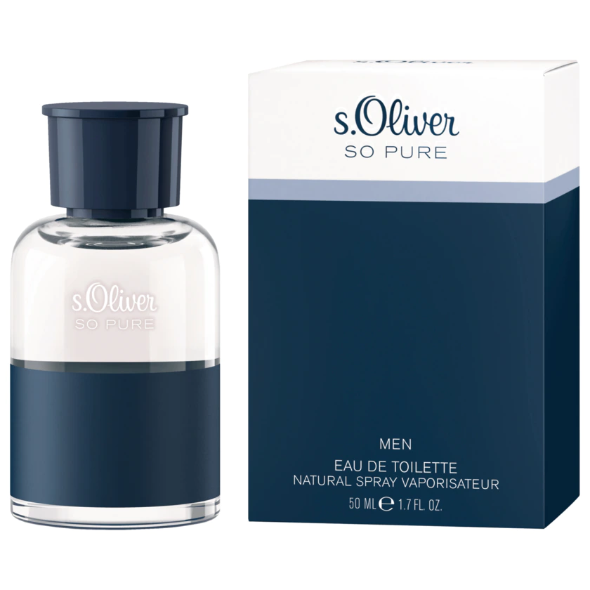 s.Oliver So Pure Men Eau de Toilette 50ml - 4011700885015