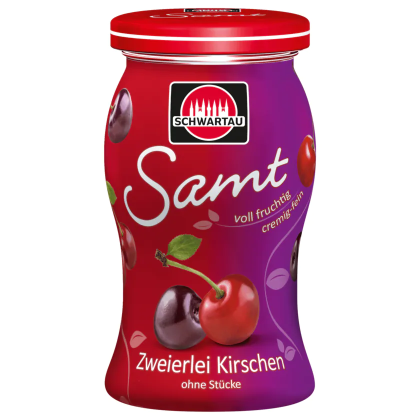 Schwartau Samt Zweierlei Kirschen 270 g - 4011800177010