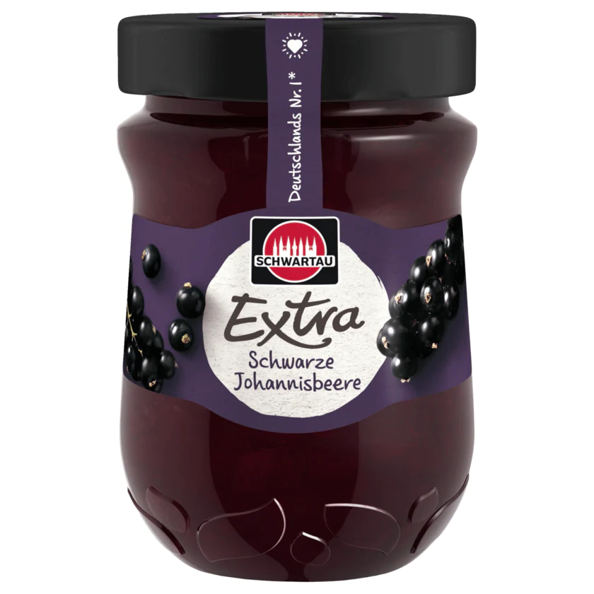 Schwartau Extra Schwarze Johannisbeere 340g - 4011800841515