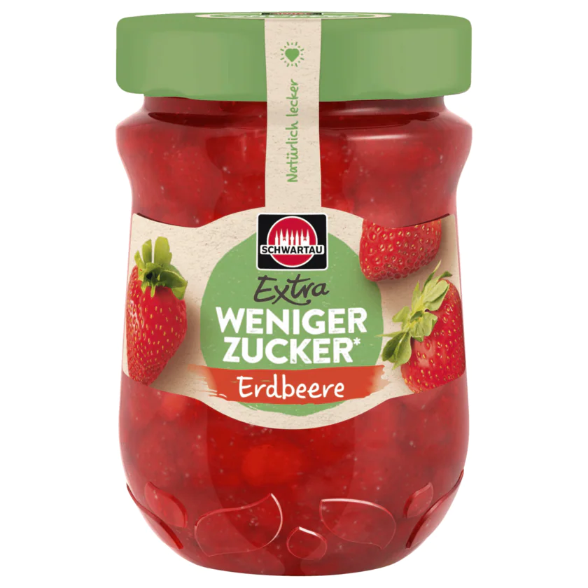 Schwartau Weniger Zucker Erdbeere 300g - 4011800844110