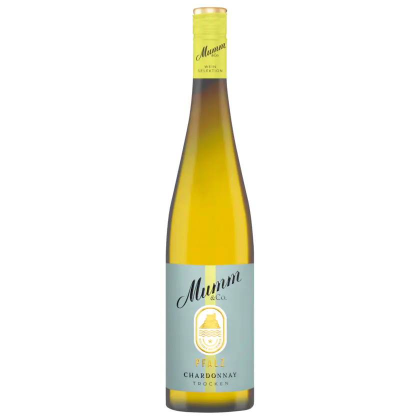 Mumm & Co. Weißwein Chardonnay Qualitätswein trocken 0,75l - 4011900542008