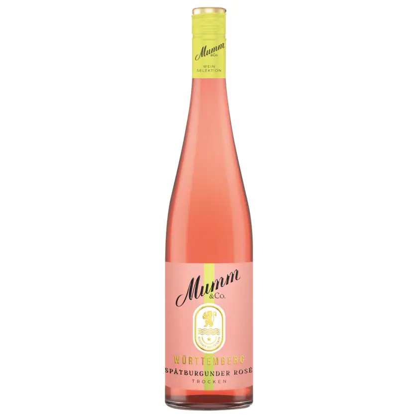 Mumm & Co. Qualitätswein Spätburgunder Rosé Trocken 0,75l - 4011900543005