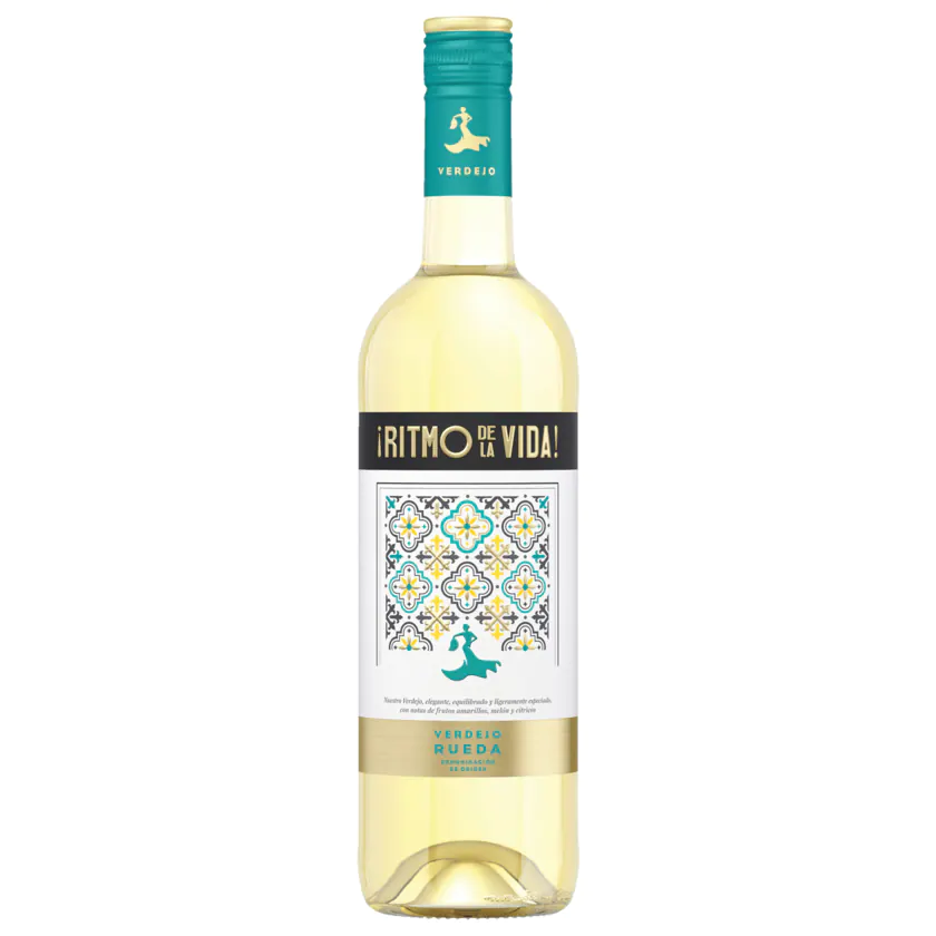 Ritmo de la vida Weißwein Verdejo rueda trocken 0,75l - 4011900593000