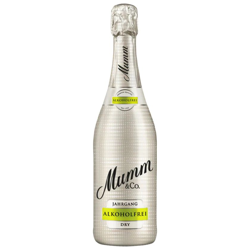 Mumm & Co. Jahrgang trocken alkoholfrei 0,75l - 4011900670015