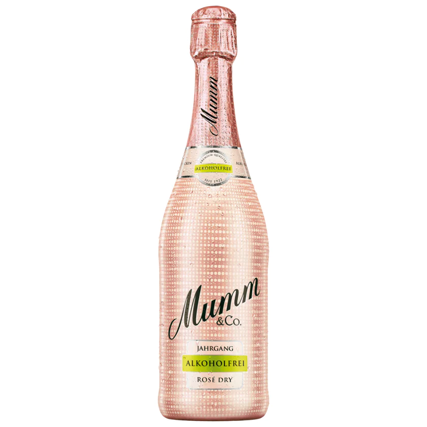 Mumm & Co. Rosé Dry Alkoholfrei Jahrgang 0,75l - 4011900671012