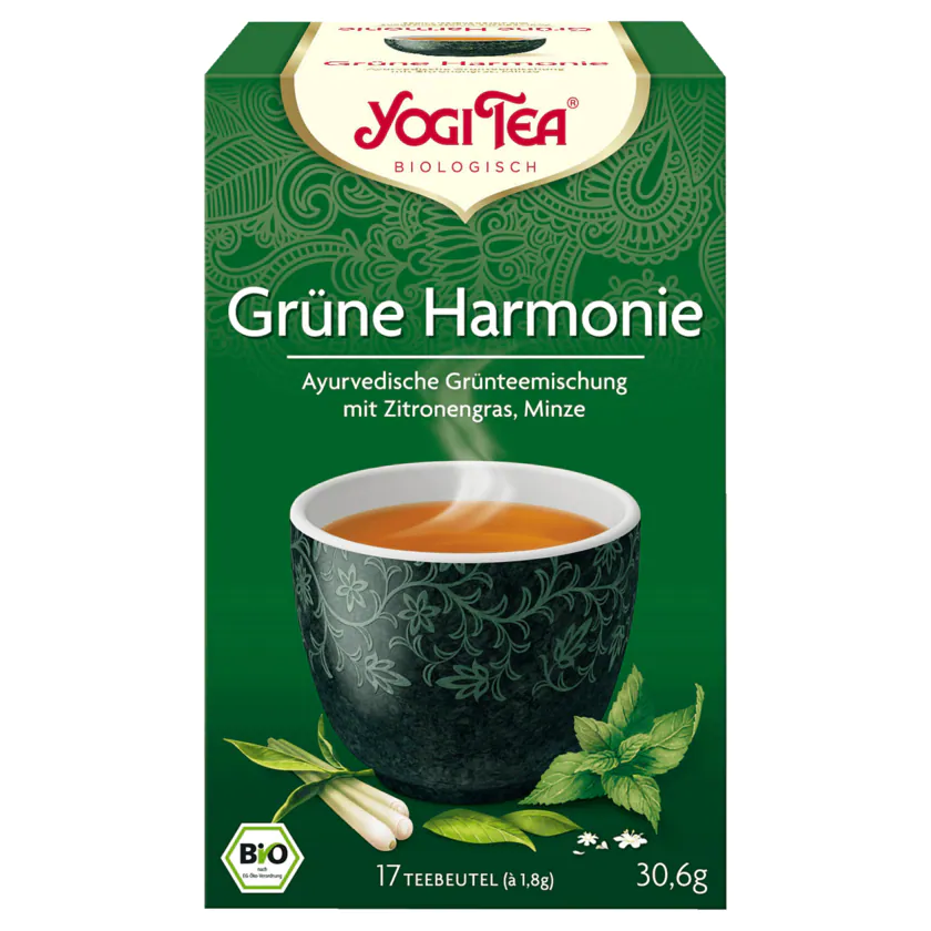 Yogi Tea Grüne Harmonie Bio 30,6g, 17 Beutel - 4012824401877