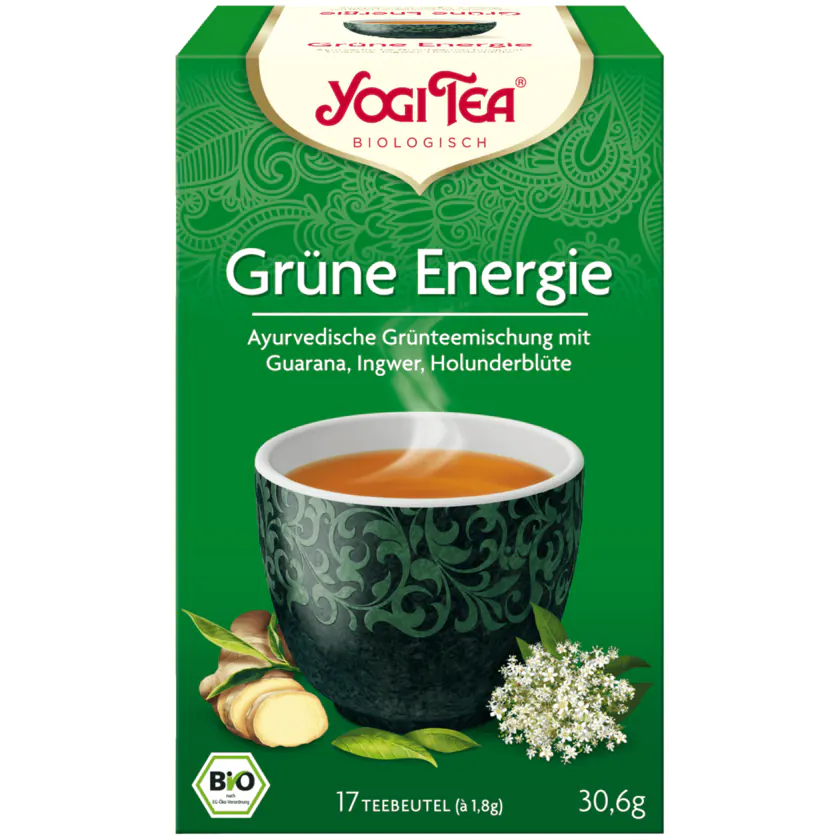 Yogi Tea Grüne Energie Bio 30,6g, 17 Beutel - 4012824401921