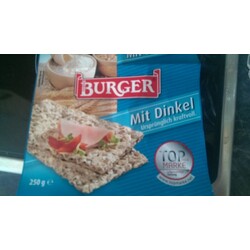 Burger - Vollkorn-Knäckebrot mit Dinkel - 4012970011173