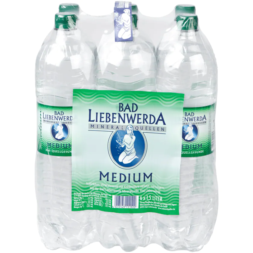 Bad Liebenwerda Mineralwasser Medium 6x1,5l - 4013143111522