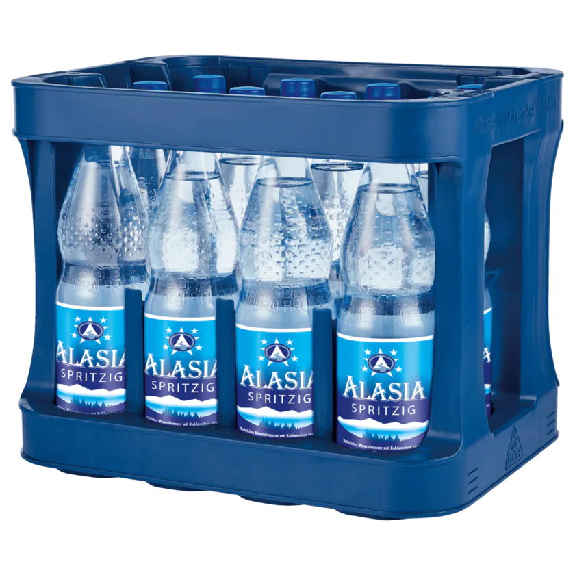 Alasia Mineralwasser spritzig 12x1l - 4013143180054