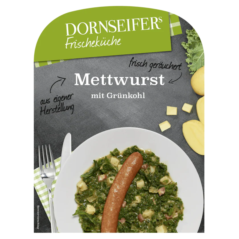 Dornseifer Mettwurst mit Grünkohl 380g - 4013189417862