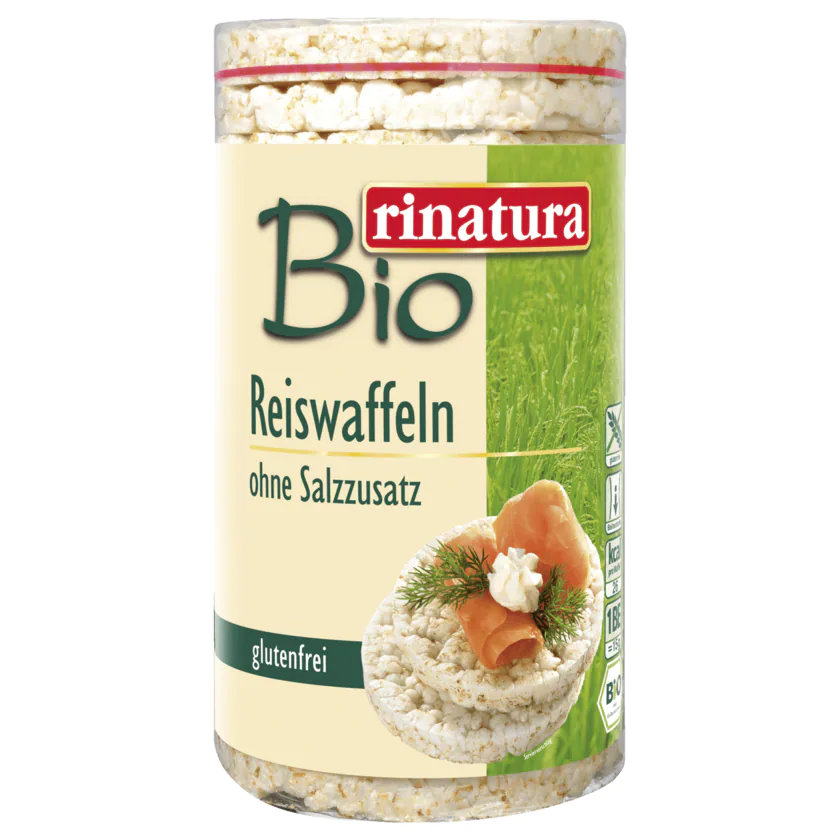 Rinatura Bio Reiswaffeln ohne Salzzusatz 100g - 4013200254681