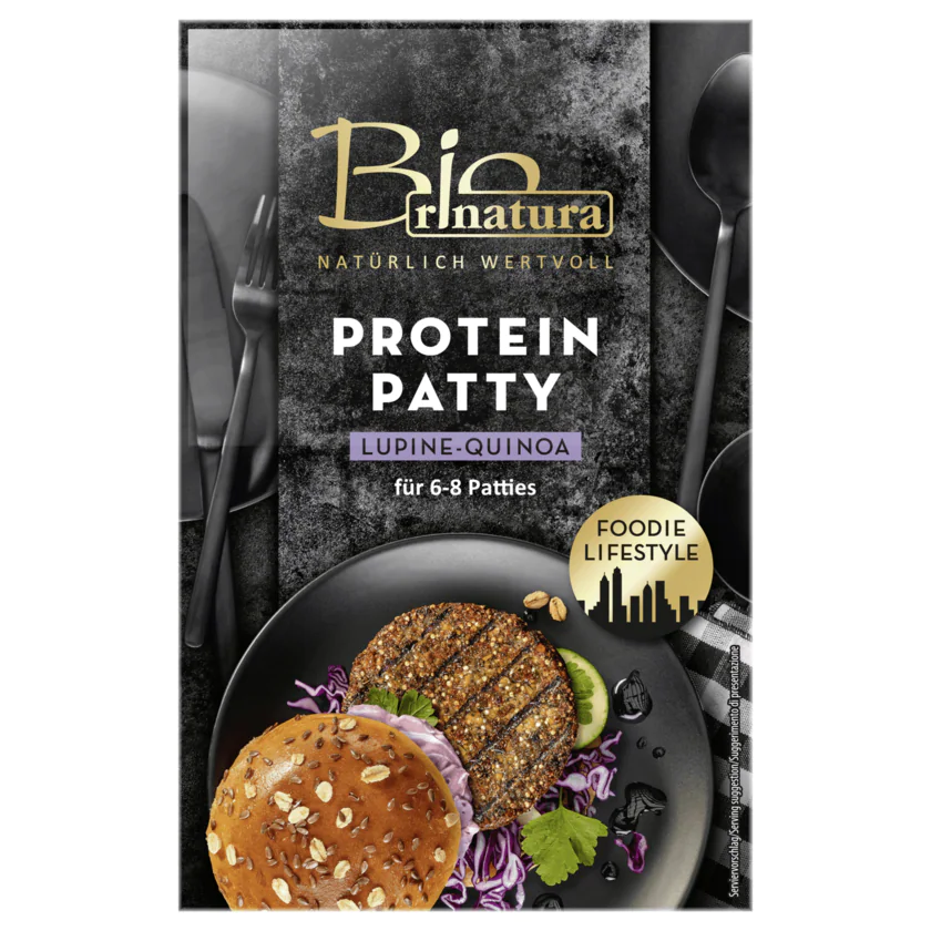 Rinatura Bio Protein Patty Lupine-Quinoa 150g - 4013200256449
