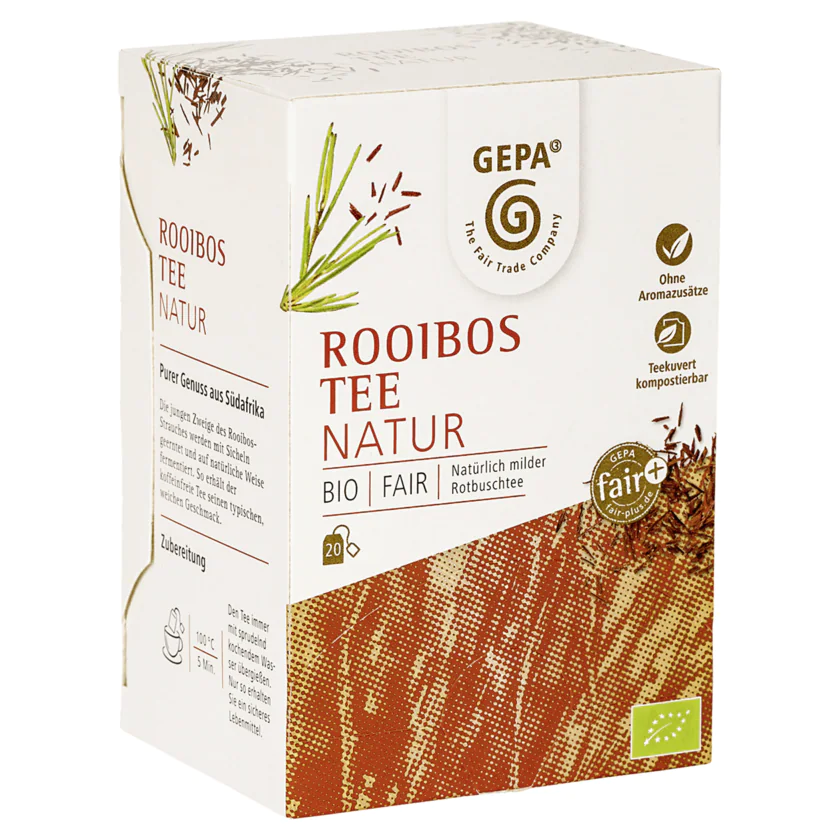 GEPA Bio Rooibos Tee Natur 40g - 4013320012529