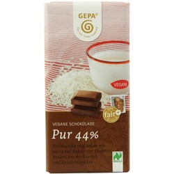 GEPA Vegane Schokolade Pur 44% - 4013320296653