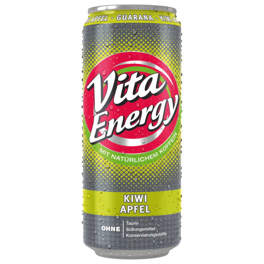 Vita Energy Kiwi Apfel 0,33l - 4013595055238