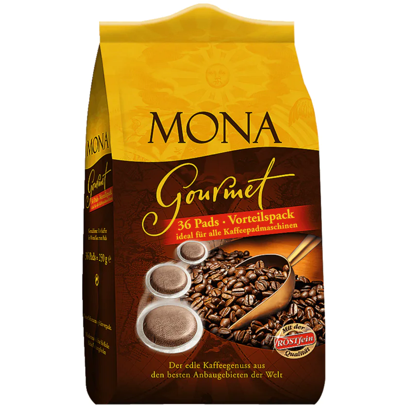 Mona Gourmet Kaffeepads 36 Pads 250g - 4013743002831