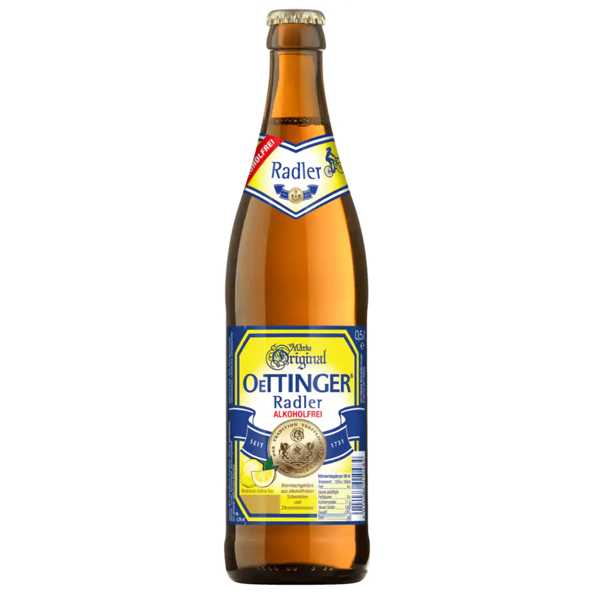 Oettinger Radler Alkoholfrei - 4014086010484