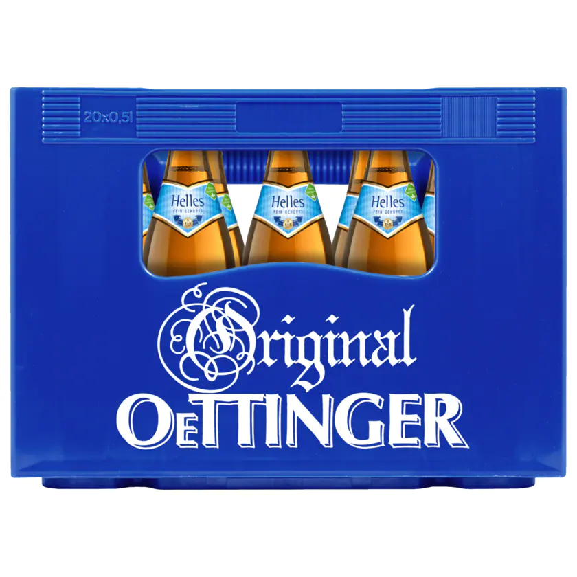 Original Oettinger Hell 20x0,5l - 4014086910319
