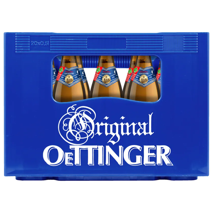 Original Oettinger Weißbier alkoholfrei 20x0,5l - 4014086910463