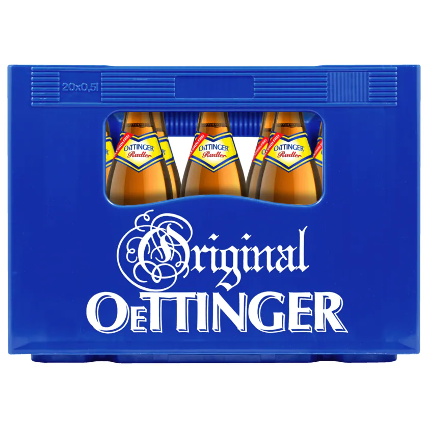 Original Oettinger Radler alkoholfrei 20x0,5l - 4014086910487
