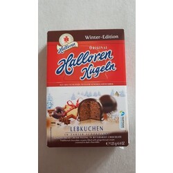 Halloren Kugeln - MIT LEBKUCHEN-GEWÜRZEN (Winter-Edition) - 4014303120248