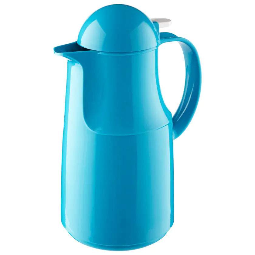Markutec Concord Isolierkanne mit Druckverschluss peacock Blau 1l - 4014358009505