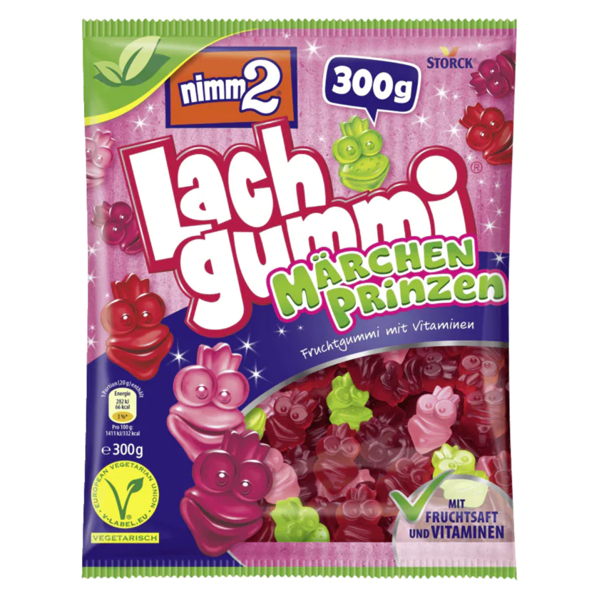 nimm2 Lachgummi Märchenprinzen 300g - 4014400930207