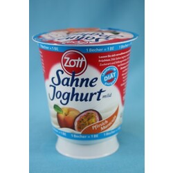 Sahne Joghurt mild DIÄT – Pfirsich Maracuja - 4014500059464