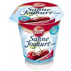 ZOTT Sahne Joghurt mild DIÄT – Kirsch - 4014500059488