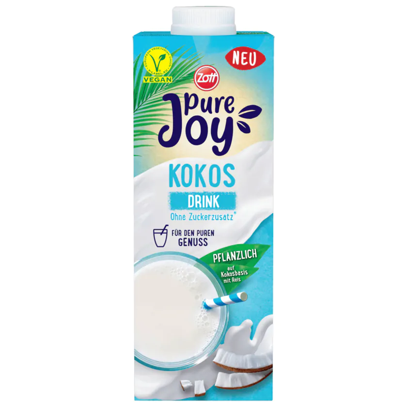 Zott Pure Joy Kokosdrink vegan 1l - 4014500519661