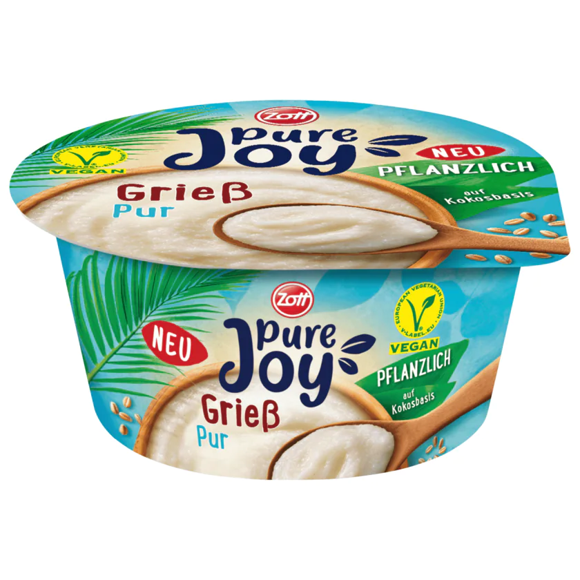 Zott Pure Joy Grießpudding vegan 150g - 4014500519708