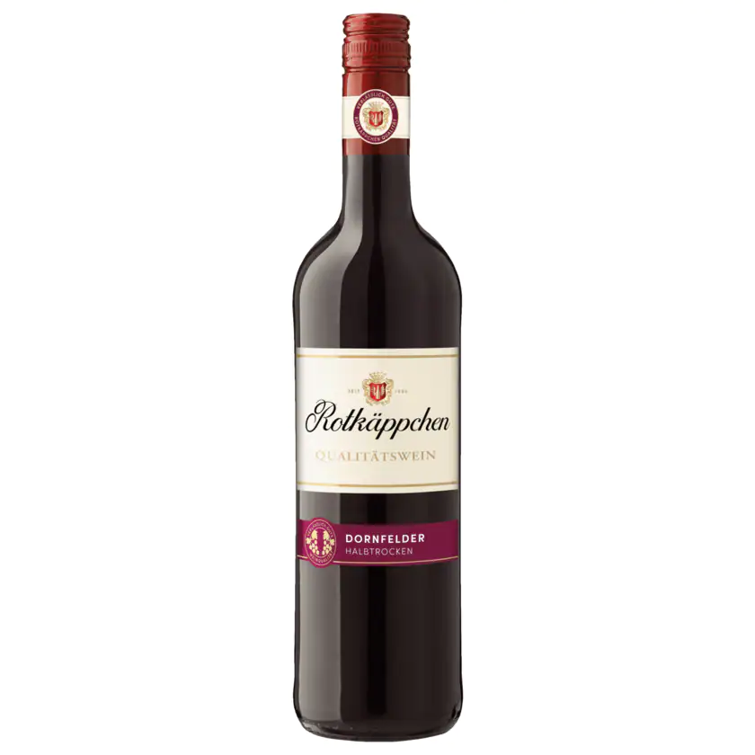 Rotkäppchen Rotwein Dornfelder halbtrocken 0,75l - 4014741380228