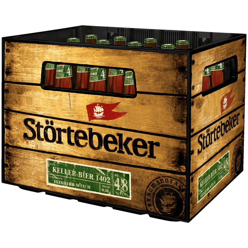 Störtebeker Kellerbier 1402 Bio 20x0,5l - 4014807201023